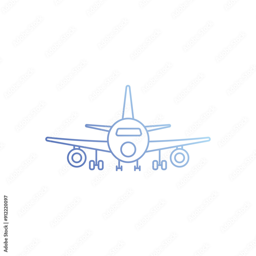Airplane vector icon Airplane vector icon