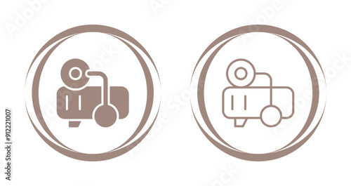 Air compressor Vector Icon