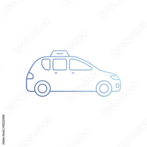 Taxi vector icon