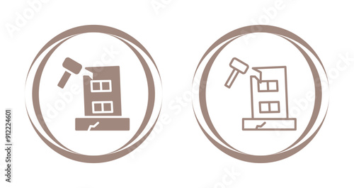 Industry Disruption Vector Icon