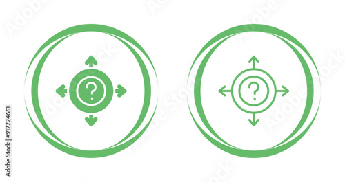 Uncertainty Vector Icon