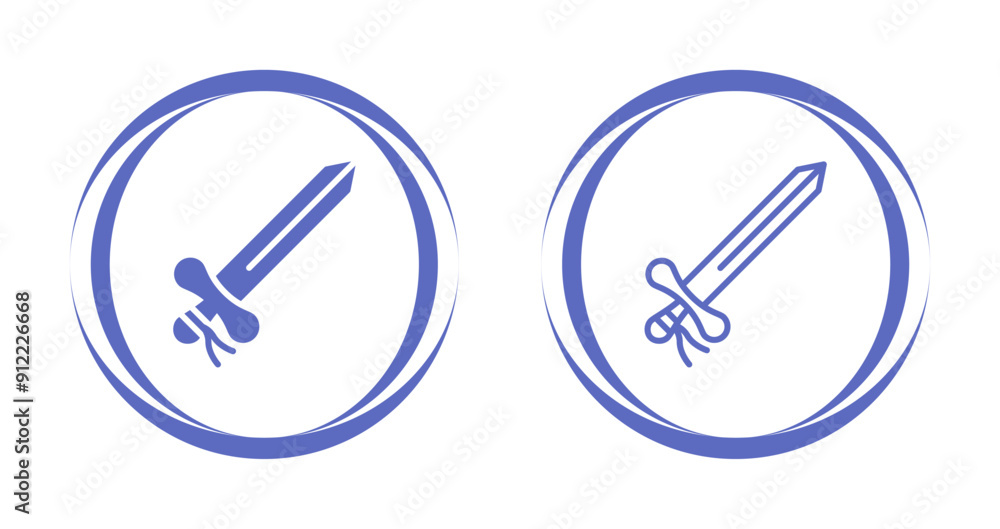 Sword Vector Icon Sword Vector Icon