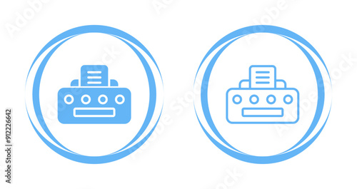 Document Printing Vector Icon