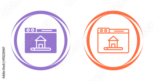 Domain Name Vector Icon
