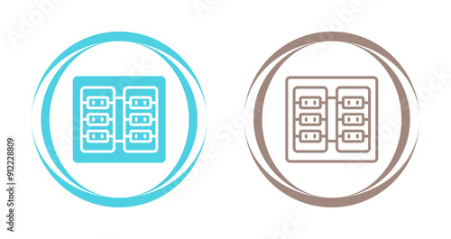 Server Room Vector Icon