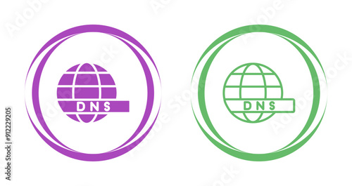 DNS Server Vector Icon