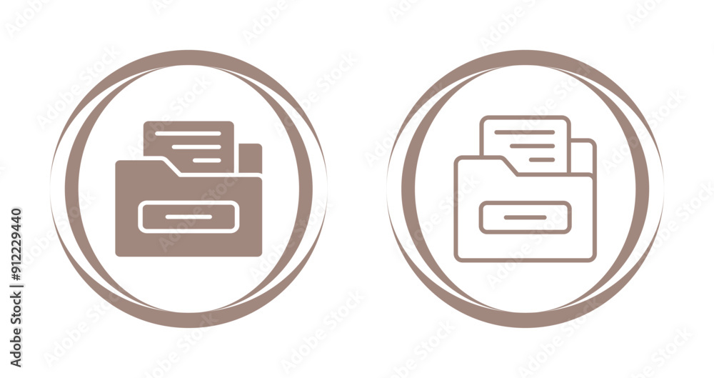 File Folder Vector Icon