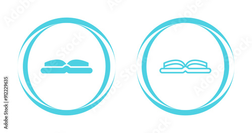 Open Book Vector Icon