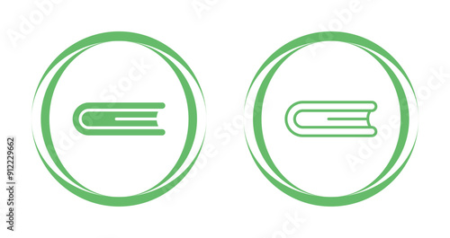 Closed Book Vector Icon