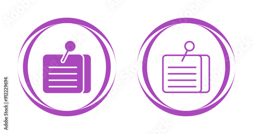 Memo Vector Icon