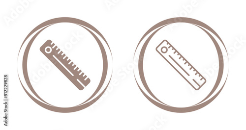 Straight Ruler Vector Icon