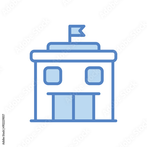 Polling Station vector icon
