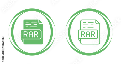 RAR Vector Icon
