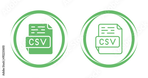 CSV Vector Icon