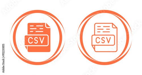 CSV Vector Icon