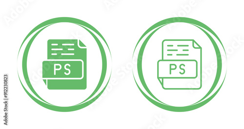 PS Vector Icon photo