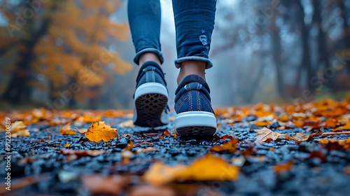 walking in the park