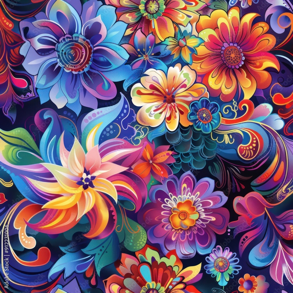 28. Abstract floral motifs, abstract background, nature inspired 28. Abstract floral motifs, abstract background, nature inspired