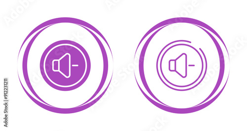 Volume Down Button Vector Icon