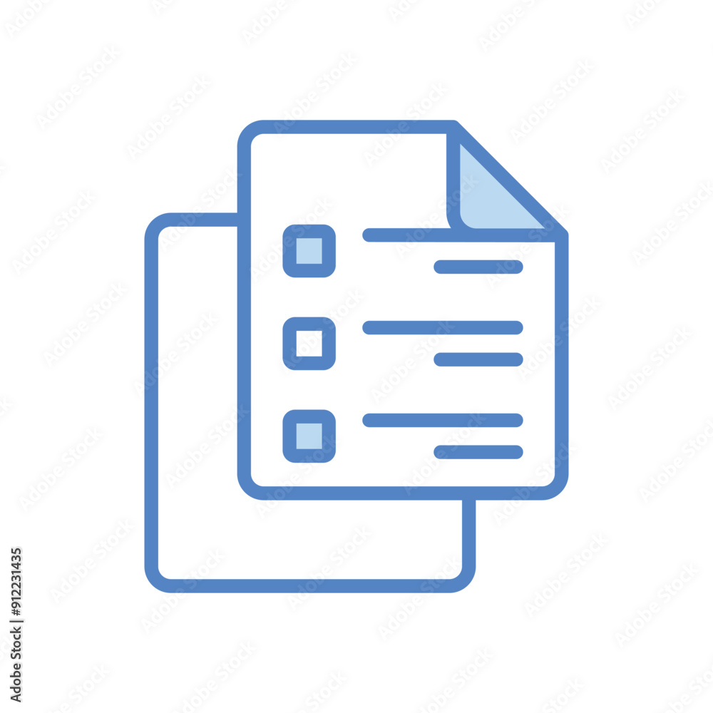 Voting List vector icon