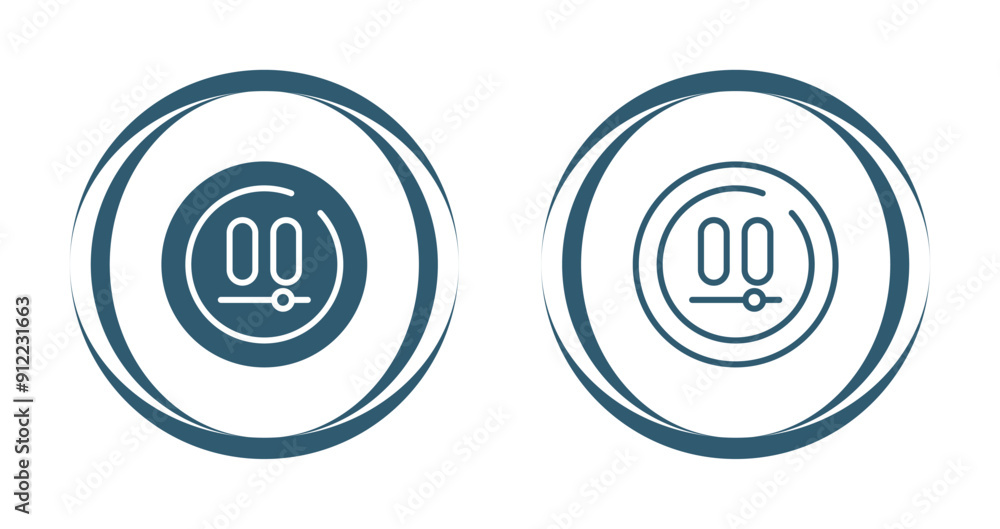 Video Pause Circle Vector Icon Video Pause Circle Vector Icon