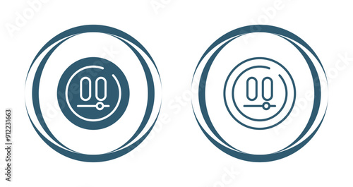Video Pause Circle Vector Icon