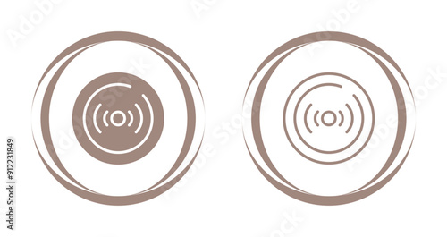 Live Streaming Circle Vector Icon