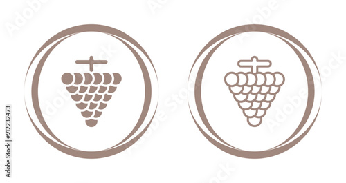 Grapes Vector Icon