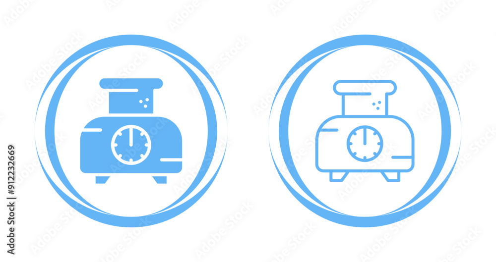 Toaster Vector Icon Toaster Vector Icon
