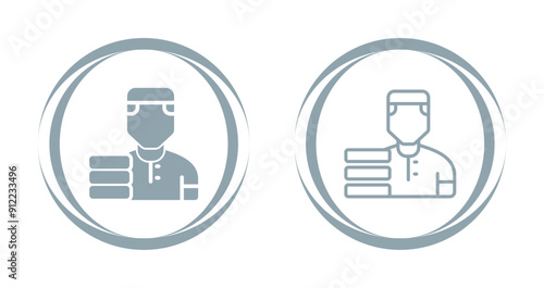 Delivery Man Vector Icon