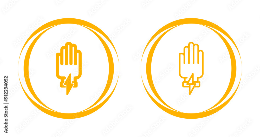 Insulated Gloves Vector Icon Insulated Gloves Vector Icon