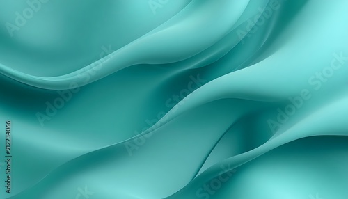 Wallpaper Mural Silky soft light teal turquoise abstract background Torontodigital.ca