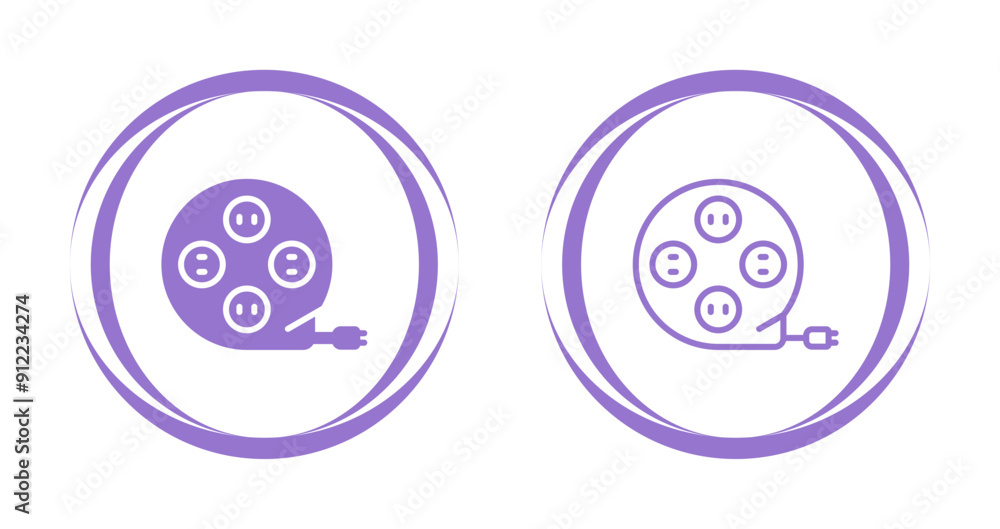 Extension Cord Vector Icon Extension Cord Vector Icon