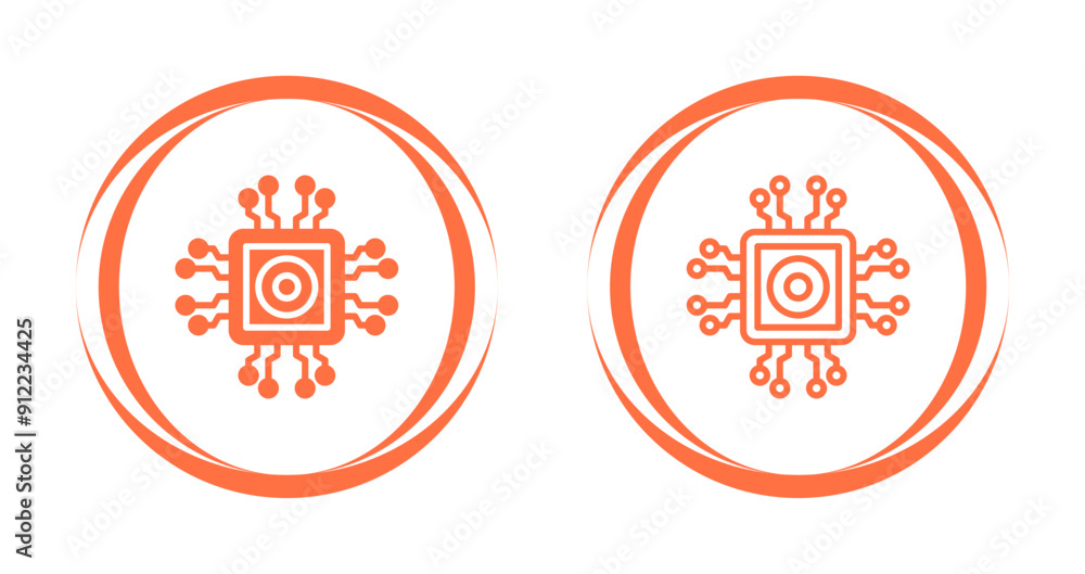 Fototapeta premium Circuit Tracer Vector Icon