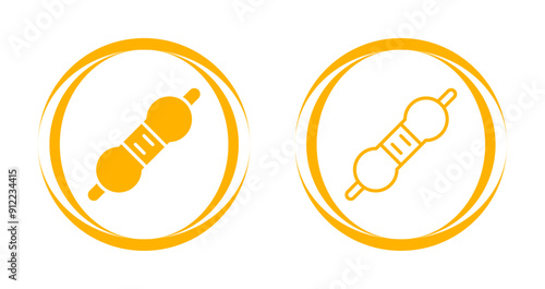 Resistor Vector Icon