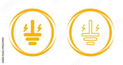 Grounding Strap Vector Icon