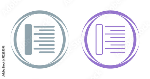 Align Vector Icon