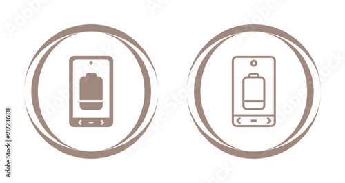 Battery Low Vector Icon