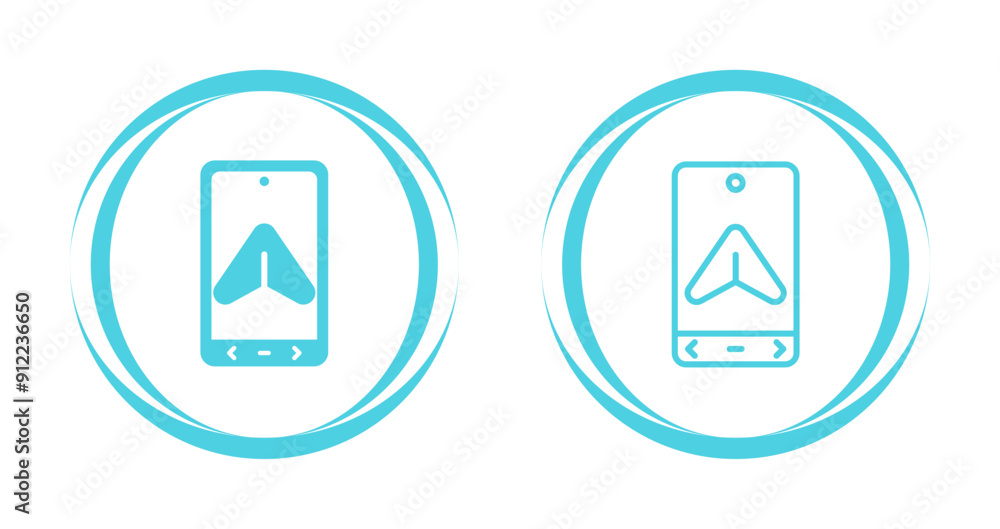 Gps Navigation Vector Icon Gps Navigation Vector Icon
