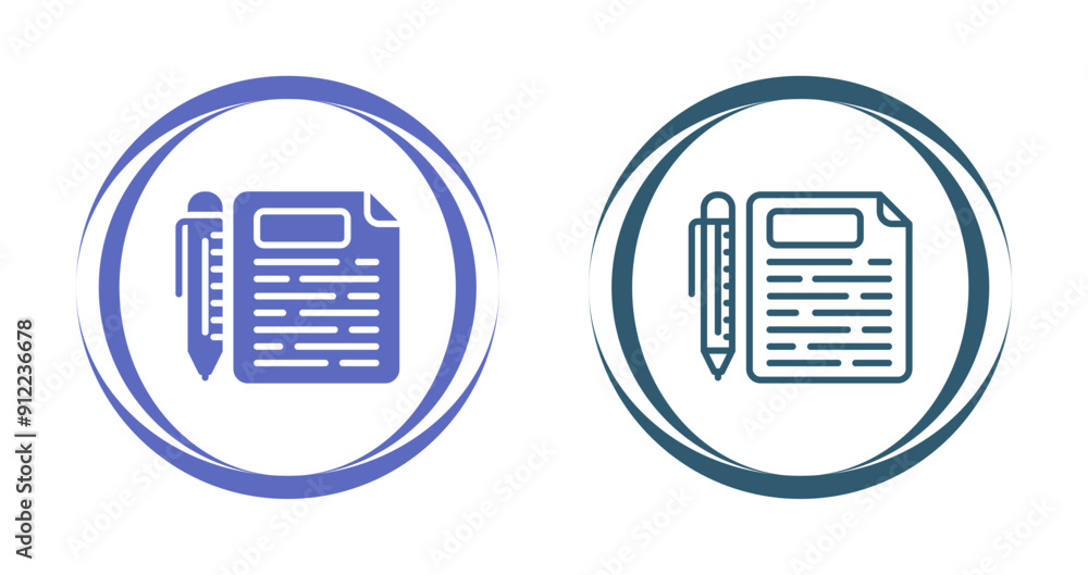 Contract Vector Icon Contract Vector Icon