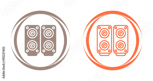 Speakers Vector Icon
