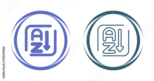 Letters Vector Icon