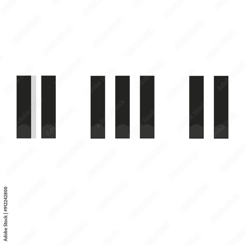Piano Keys Icon Piano Keys Icon