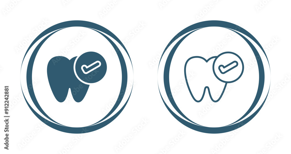 Obraz premium Tooth Vector Icon