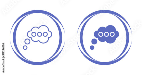 Thinking Vector Icon