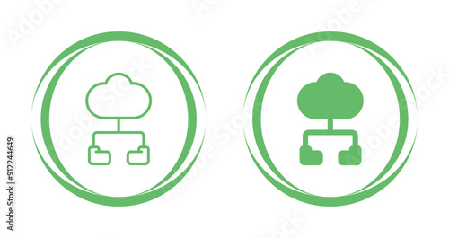 Cloud Computing Vector Icon