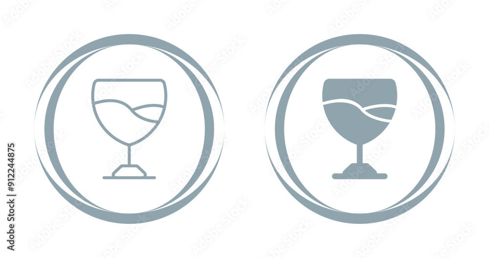 Wine Glass Vector Icon Wine Glass Vector Icon