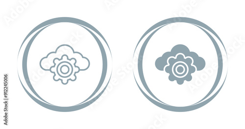 Cloud Computing Vector Icon