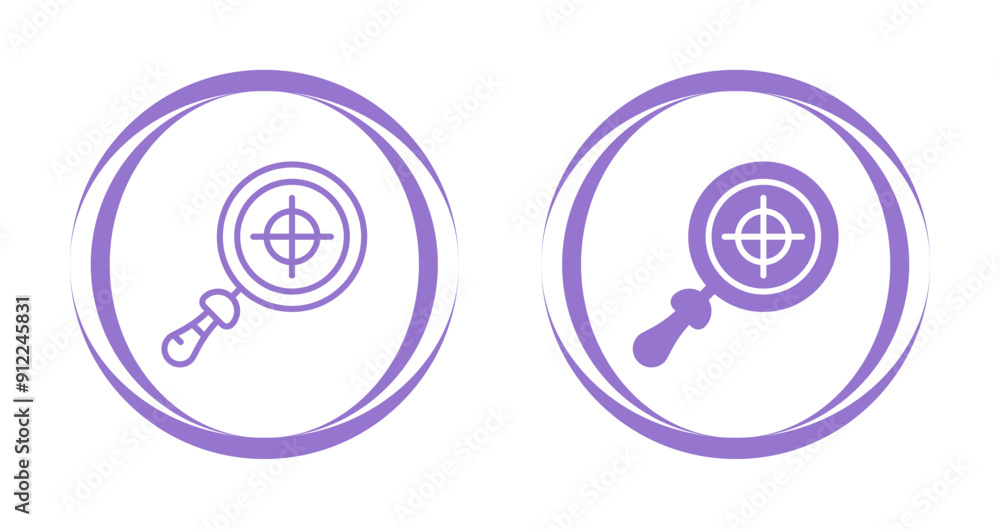 Magnifying Glass Vector Icon Magnifying Glass Vector Icon
