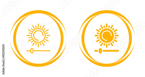 Brightness And Contrast Vector Icon